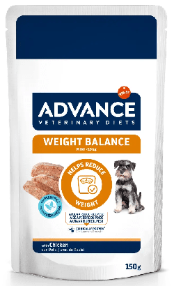 Advance Vet Mini Controlo de Peso — 8 × 150 g
