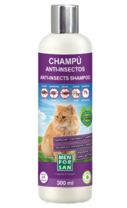 Menforsan Champô Anti-insectos para Gatos | 300 ml