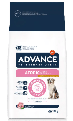 Advance Vet Médio & Grande Atopia & Sensibilidade Alimentar com Coelho & Ervilhas