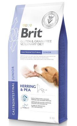 Brit Veterinary Diet Gastrointestinal Junior Arenque & Ervilha — 400 g